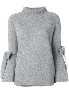 свитер с завязками на рукавах  Ermanno Scervino