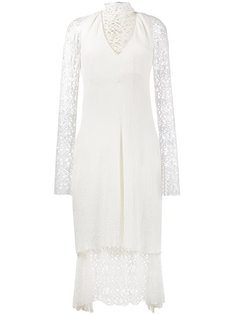 платье с отделкой  Kitx