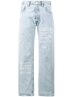 прямые джинсы Rome Pays Off Jean-Michel Basquiat X Browns