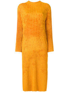 фактурное платье в рубчик  Pringle Of Scotland