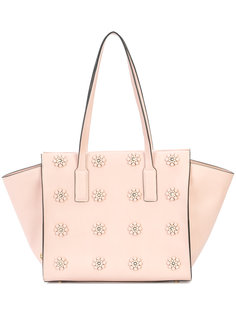 floral appliquée shoulder bag Christian Siriano