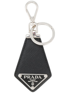 брелок с логотипом Prada