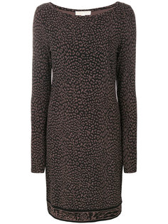 платье шифт с леопардовым узором Michael Michael Kors