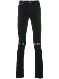 джинсы скинни с графическим принтом Htc Hollywood Trading Company