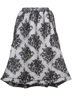 пышная юбка с орнаментом Comme Des Garçons