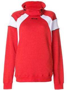 толстовка с высокой горловиной MSGM