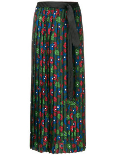 плиссированная юбка с цветочным принтом  Hache