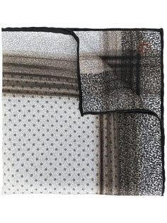 платок с мелким принтом Canali