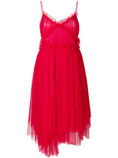 коктейльное платье с плиссировкой MSGM