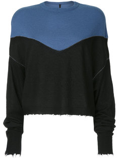 свитер с рукавами-колокол  Unravel Project