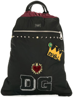 рюкзак с нашивками Dolce & Gabbana