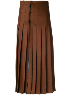 плиссированная юбка с высокой талией Marco De Vincenzo
