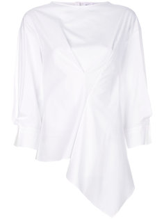 блузка с присборенной деталью Enföld