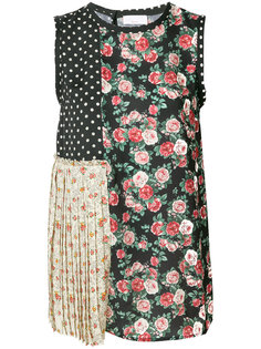 лоскутный топ с цветочным узором P.A.R.O.S.H.