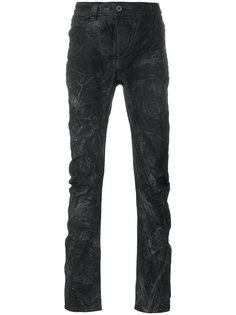 текстурированные джинсы скинни 11 By Boris Bidjan Saberi