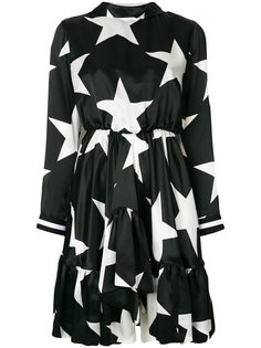 расклешенное платье со звездами MSGM