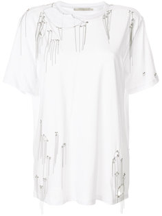 футболка бойфренда с цепочной отделкой Amen