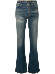 джинсы с потертой отделкой 6397