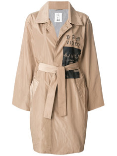 пальто-накидка с принтом Pam Perks And Mini