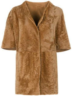 пальто на пуговицах с короткими рукавами  Drome