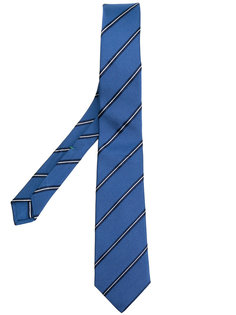 жаккардовый галстук в полоску Borrelli