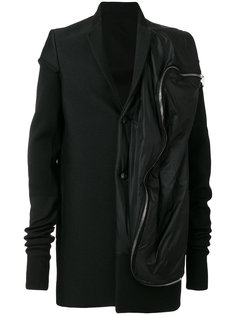 куртка комбинированного кроя Rick Owens