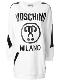 платье-толстовка Question Mark Moschino
