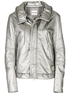 стеганая куртка с отделкой металлик  Helmut Lang
