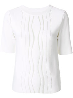 striped detail T-shirt  Carven