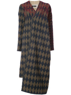 пальто с геометрическим узором Uma Wang
