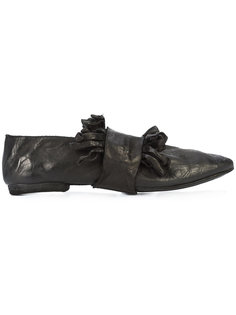 лоферы с потертой отделкой Uma Wang