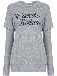 многослойная футболка Je Deteste Rodarte Rodarte