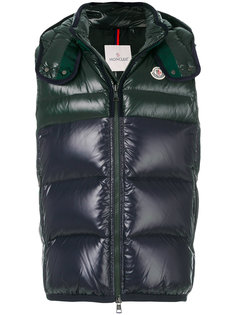стеганый жилет с капюшоном Moncler
