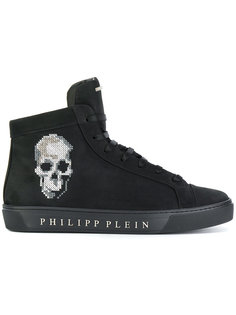 хайтопы с черепом Philipp Plein