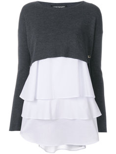 многослойный джемпер с оборками Twin-Set