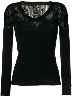 джемпер с перфорацией  Twin-Set