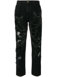 джинсы с прорехами  Hilfiger Collection