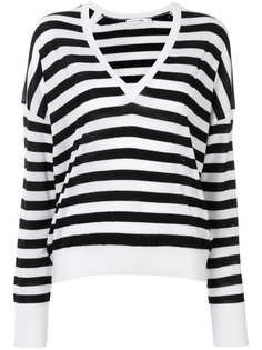 свитер в полоску с V-образным вырезом Rag & Bone
