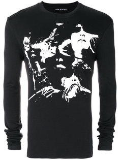 топ с принтом Slouxsie Neil Barrett