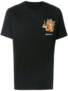 футболка с вышитым драконом Maharishi
