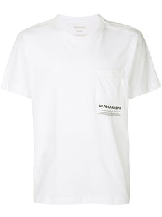футболка с принтом логотипа Maharishi
