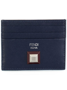 визитница с заклепкой Fendi