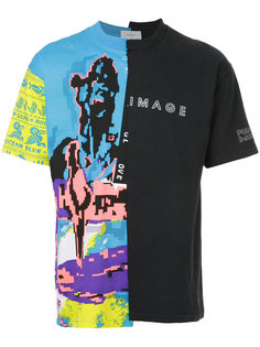 футболка с принтом в винтажном стиле Ex Infinitas