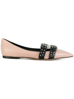 microstud ballerina shoes Red Valentino