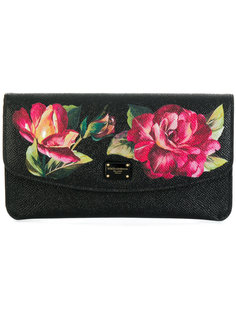 кошелек с цветочным принтом Dolce & Gabbana