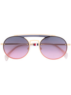 солнцезащитные очки-авиаторы с затемненными линзами Tommy Hilfiger