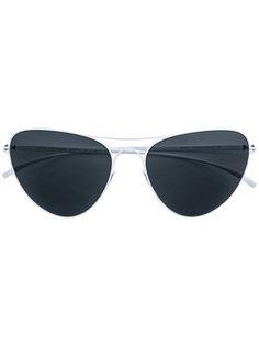 солнцезащитные очки-авиаторы формы "кошачий глаз" Mykita