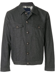 джинсовая куртка с подкладкой с листьями Jacob Cohen