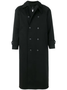 удлиненное двубортное пальто  Mackintosh