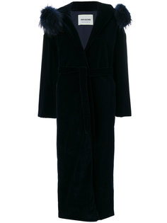 длинное пальто с капюшоном Ava Adore